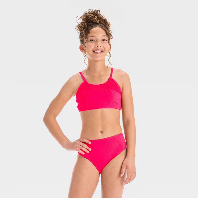 Girls' Summer Times Bikini Set - art class™ Blue | Target