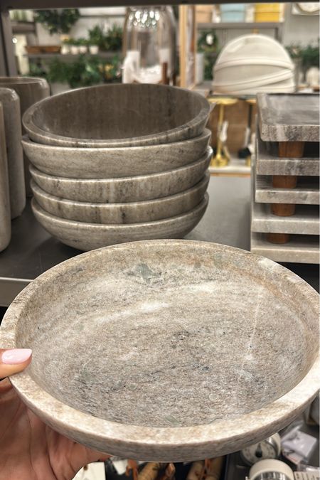 Target had so many beautiful marble bowls - these are a few of my favorites! Perfect on your entryway table to throw your keys and sunglasses in!

#LTKStyleTip #LTKHome #LTKFindsUnder50