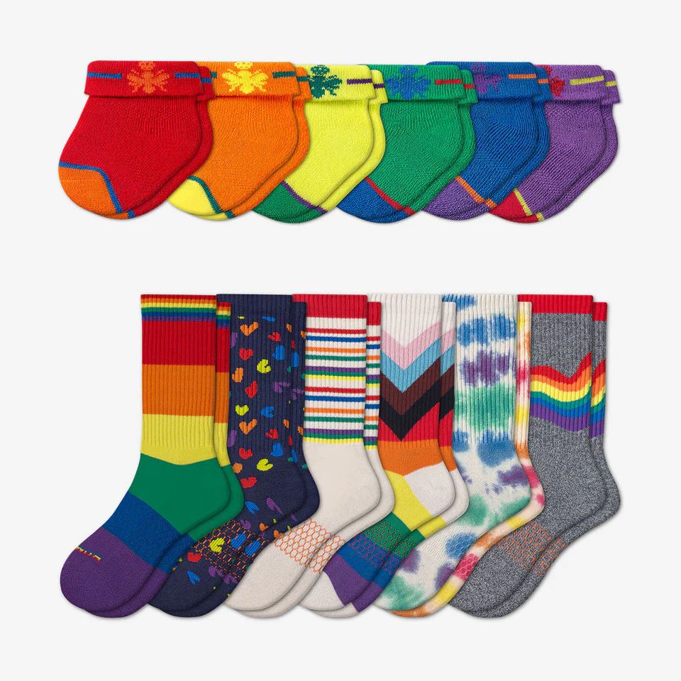 Parent-Baby Pride Sock 12-Pack (0-6 Months) | Bombas Socks