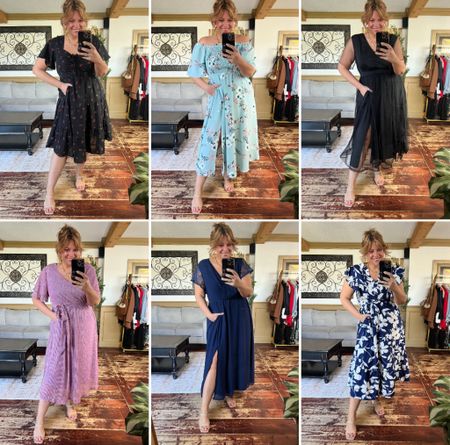 Bloomchic spring and summer casual and special event dresses, mother of the bride dress, wedding guest dress, midi dresses with pockets- size 12 in each and use code 👩‍💻 Nicoles15 at checkout 

#LTKMidsize #LTKWedding #LTKFindsUnder50