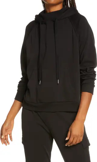 Amazing Lite Mock Neck Fleece Hoodie | Nordstrom