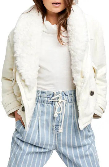 Georgie Faux Fur Lined Jacket | Nordstrom Rack