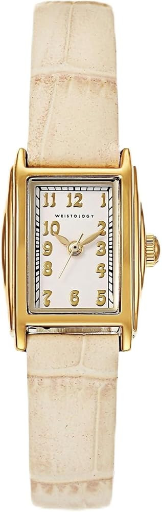 Wristology Vintage Womens Watch Rectangle Case Art Deco Style Interchanageable Adjustable Easy Re... | Amazon (US)
