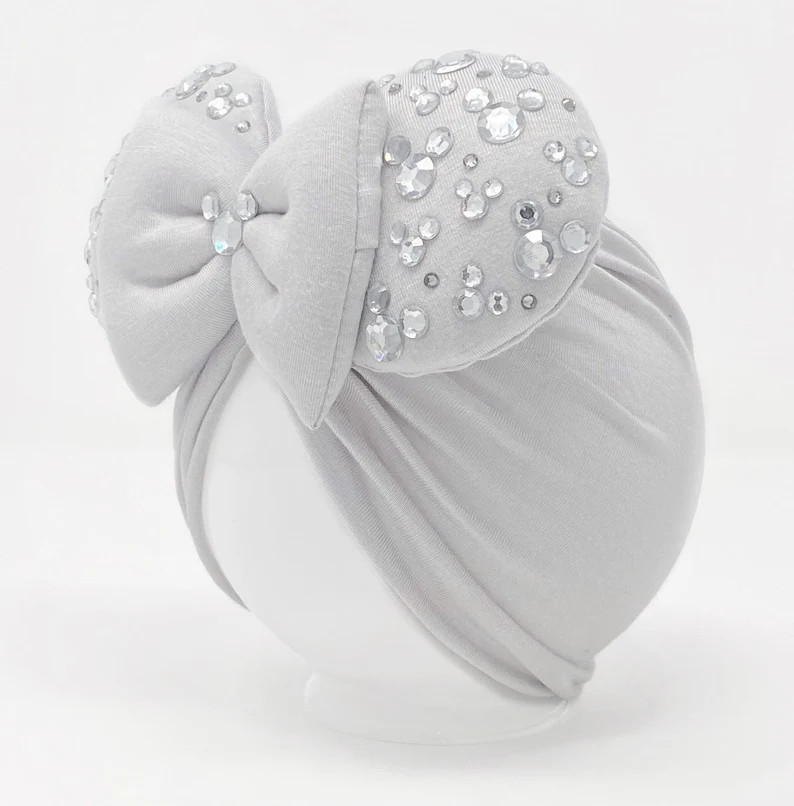 Silent Night || Minnie Ears Headwrap || Minnie Ears Turban || Minnie Ears for babies | Etsy (US)