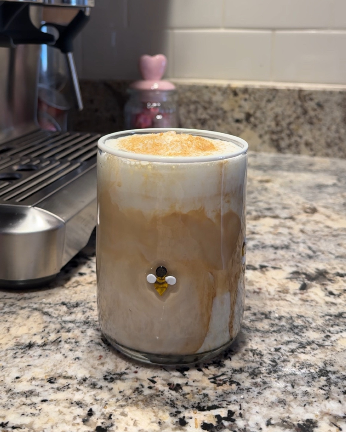 bee glass cup 🐝