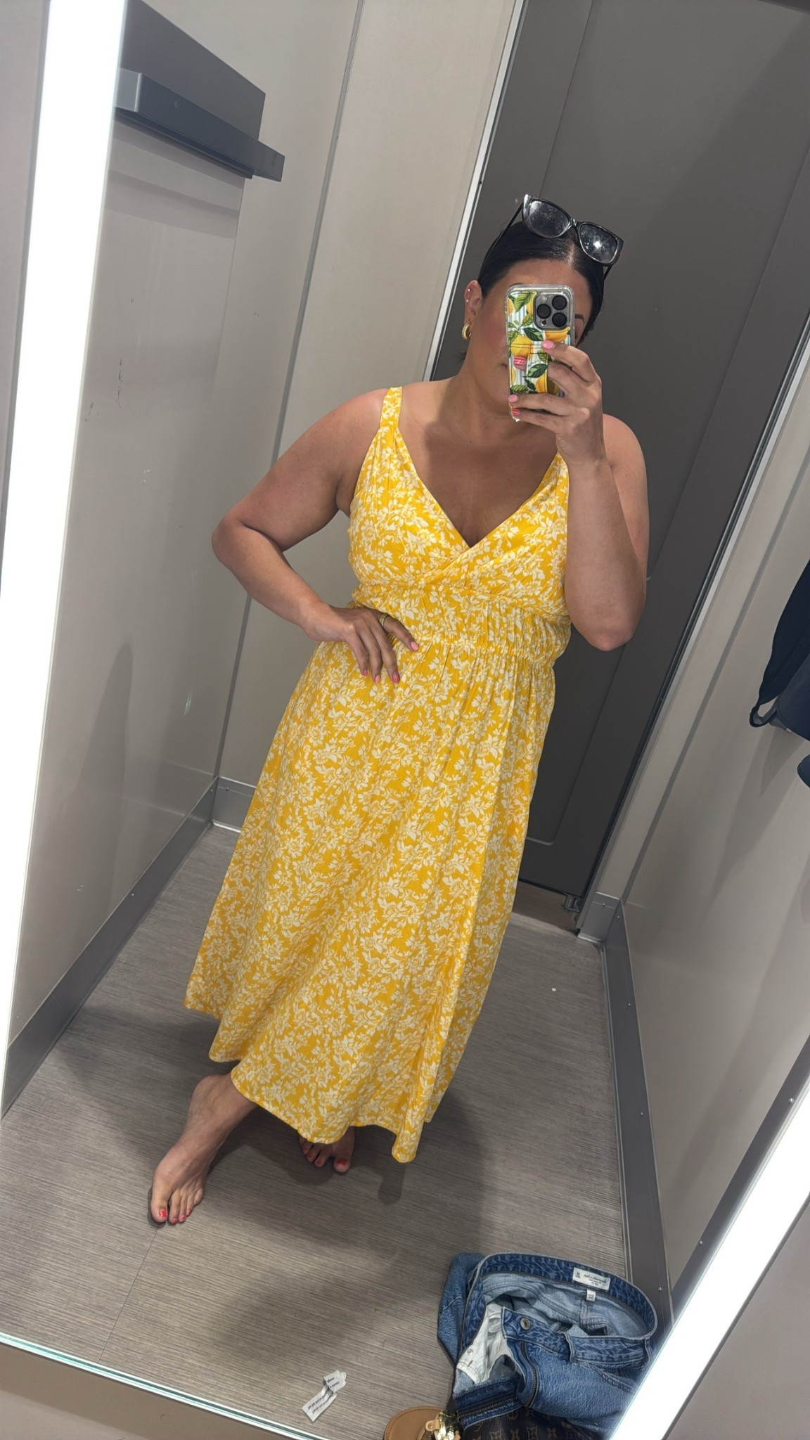 30% off right now! 🛍️ Wearing a large in this adorable summer maxi dress from Target! 

#LTKFindsUnder50 #LTKSummerEdit #LTKMidsize