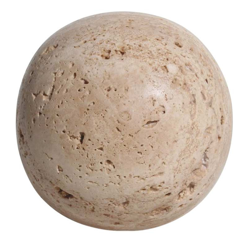 Crosby St. Travertine Orb, 4" | At Home
