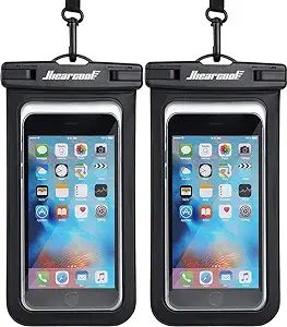 Hiearcool Universal Waterproof Case, Waterproof Phone Pouch Compatible for iPhone 14 13 12 11 Pro... | Amazon (US)
