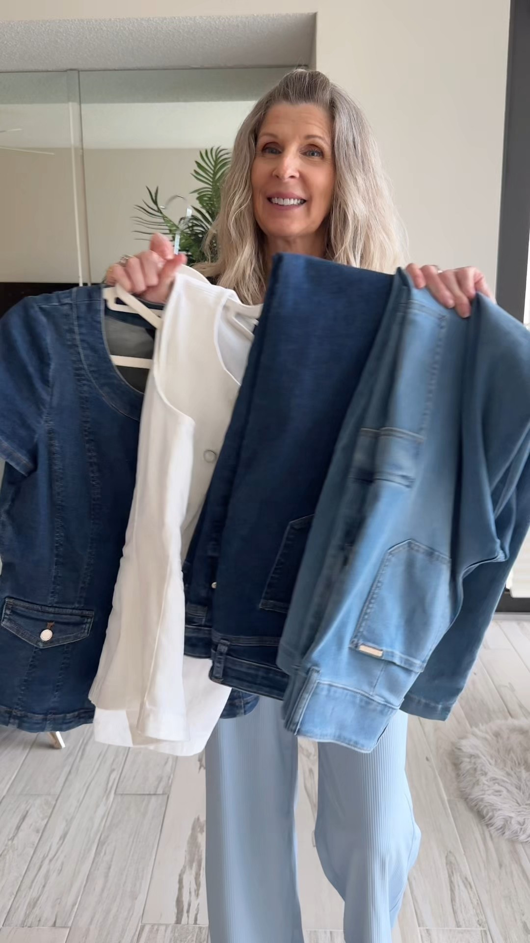 ON SALE & worth every penny — the most comfortable & best fitting jeans I own! 🤎
The fit + quality are next level, and these wide-leg styles, denim vest & top are Fall must-haves you’ll reach for again and again 🍂
Shop before they’re gone!
3 easy ways to shop:
🛍️ Comment SHOP
📸 Screenshot this caption
🔗 Or tap the LTK link in my bio
Available in Tall & petite sizes too!
Cargo jean, tie belt, white denim!

New here? I’m Lynnet — helping women 40+ look and feel their best through style, travel, and wellness. #denimondemin #widelegjeans #cargojeans #denimvest #falloutfitideas 

#LTKTall #LTKOver40 #LTKSaleAlert