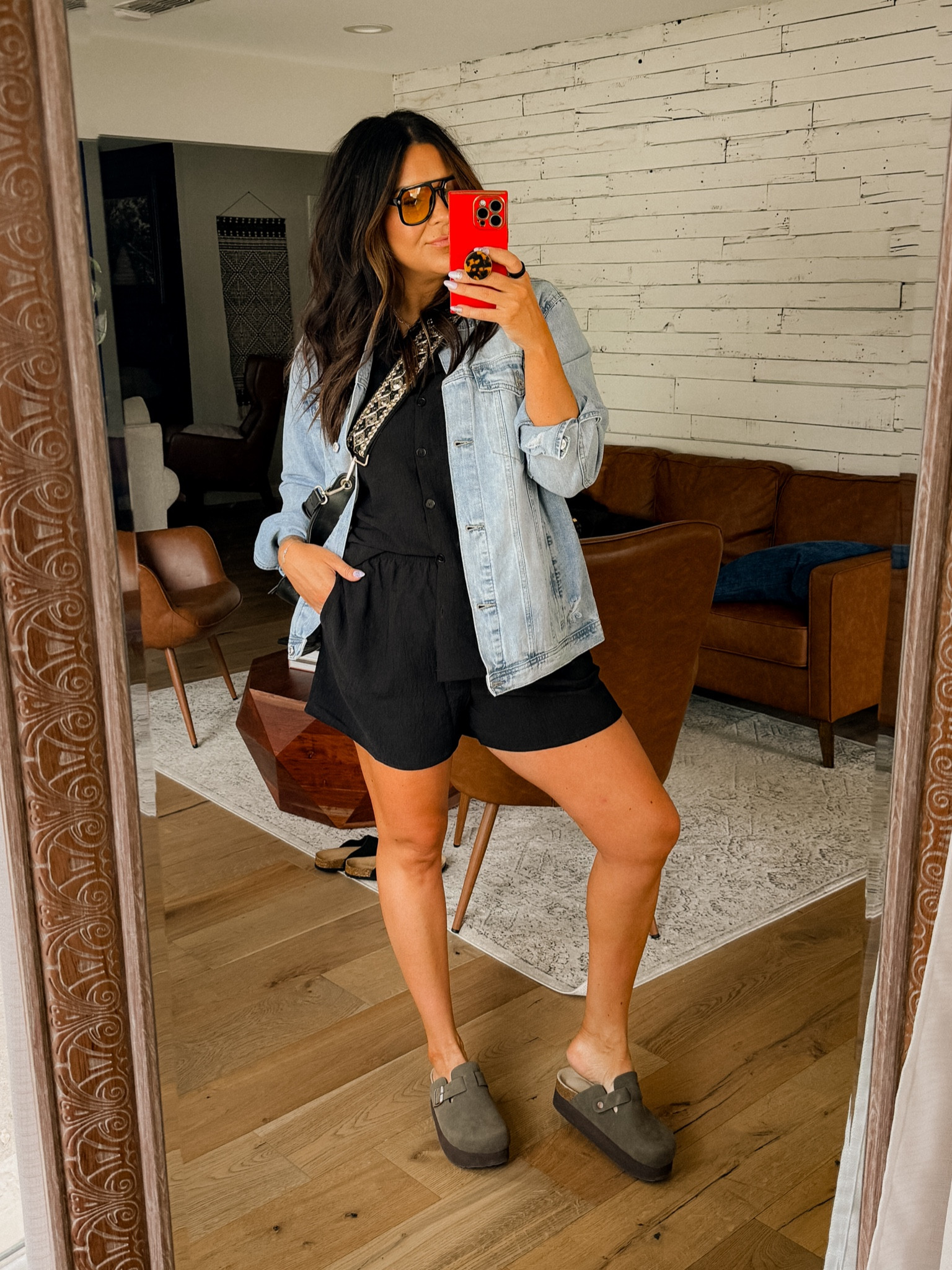 Set: XL
jacket is sold out, but linked up similar
Clogs: TTS
Bag strap: Amazon
Bag: Walmart
Sunnies Launching Soon
 

#LTKfindsunder50 #LTKstyletip #LTKmidsize