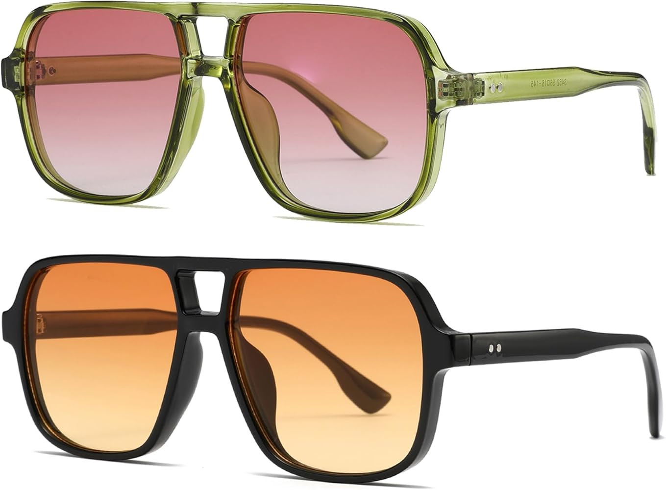 Long Keeper Retro Square Sunglasses for Women Men Trendy Oversized Square Aviation Sun Glasses 70... | Amazon (US)