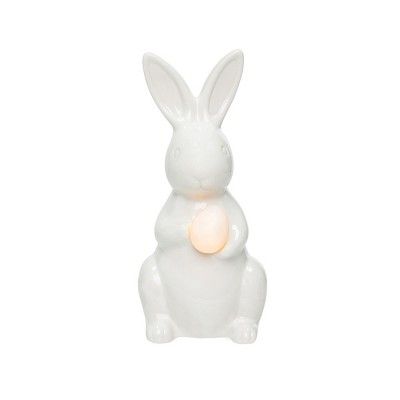 C&F Home Led White Ceramic Bunny Figurine | Target