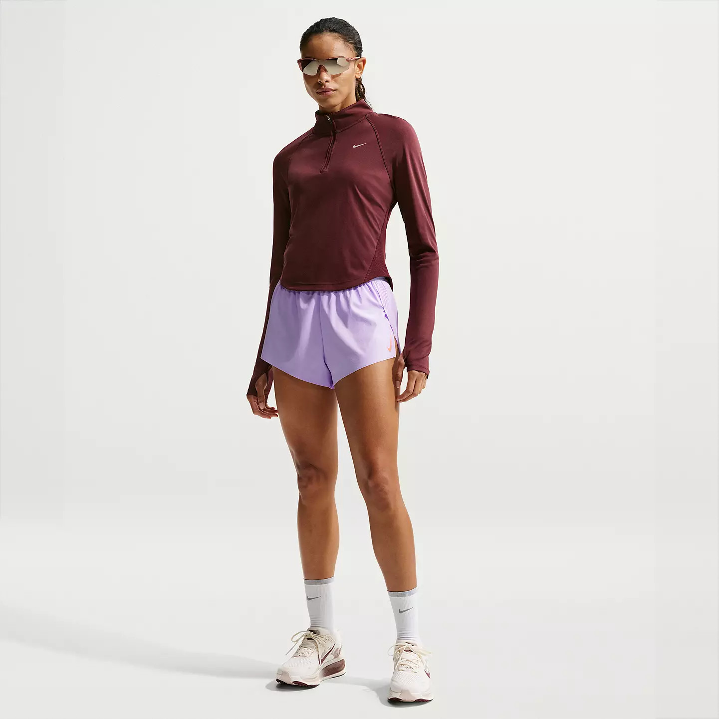 Nike AeroSwift Women's Dri-FIT ADV Mid-Rise 3" Brief-Lined Running Shorts | DICK'S Sporting Goods