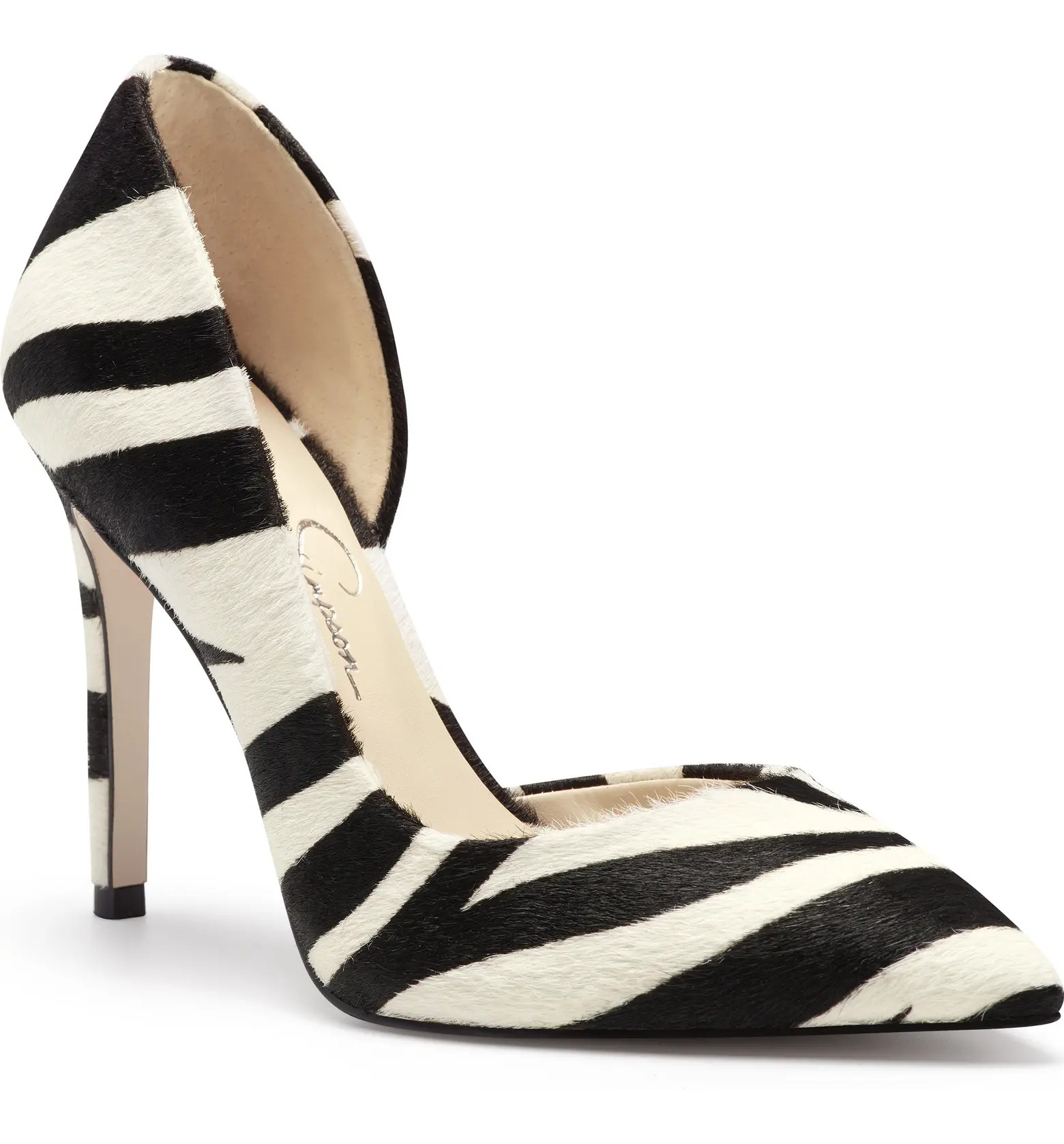 Prizma6 Zebra Stripe Half d'Orsay Pump | Nordstrom