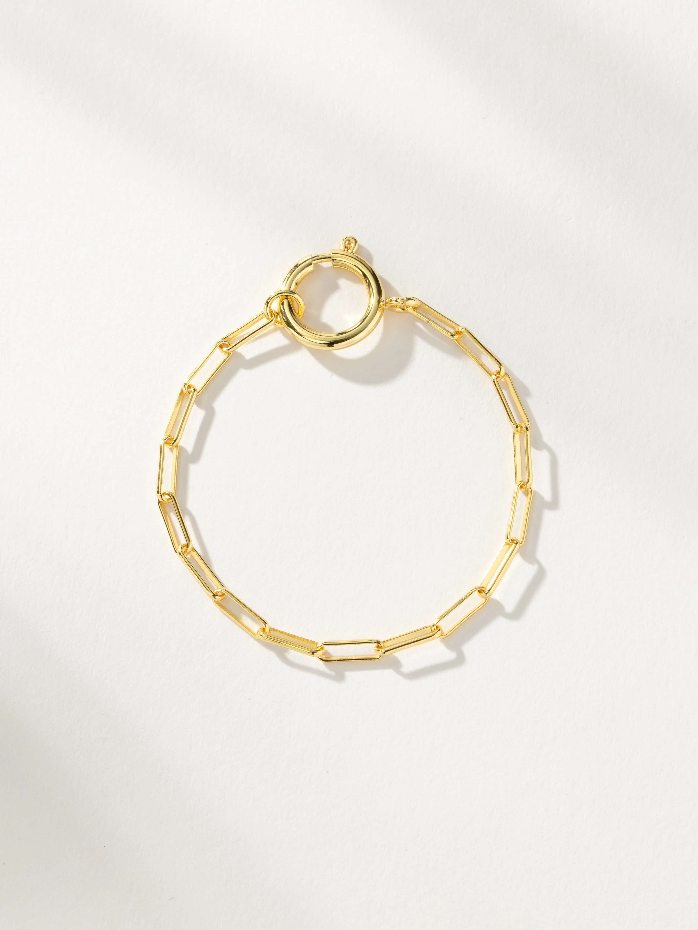 Charm Paperclip Chain Bracelet in Gold | Uncommon James | Uncommon James