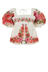 Farm Rio Summer Fruit Blouse — White | Italist Inc.