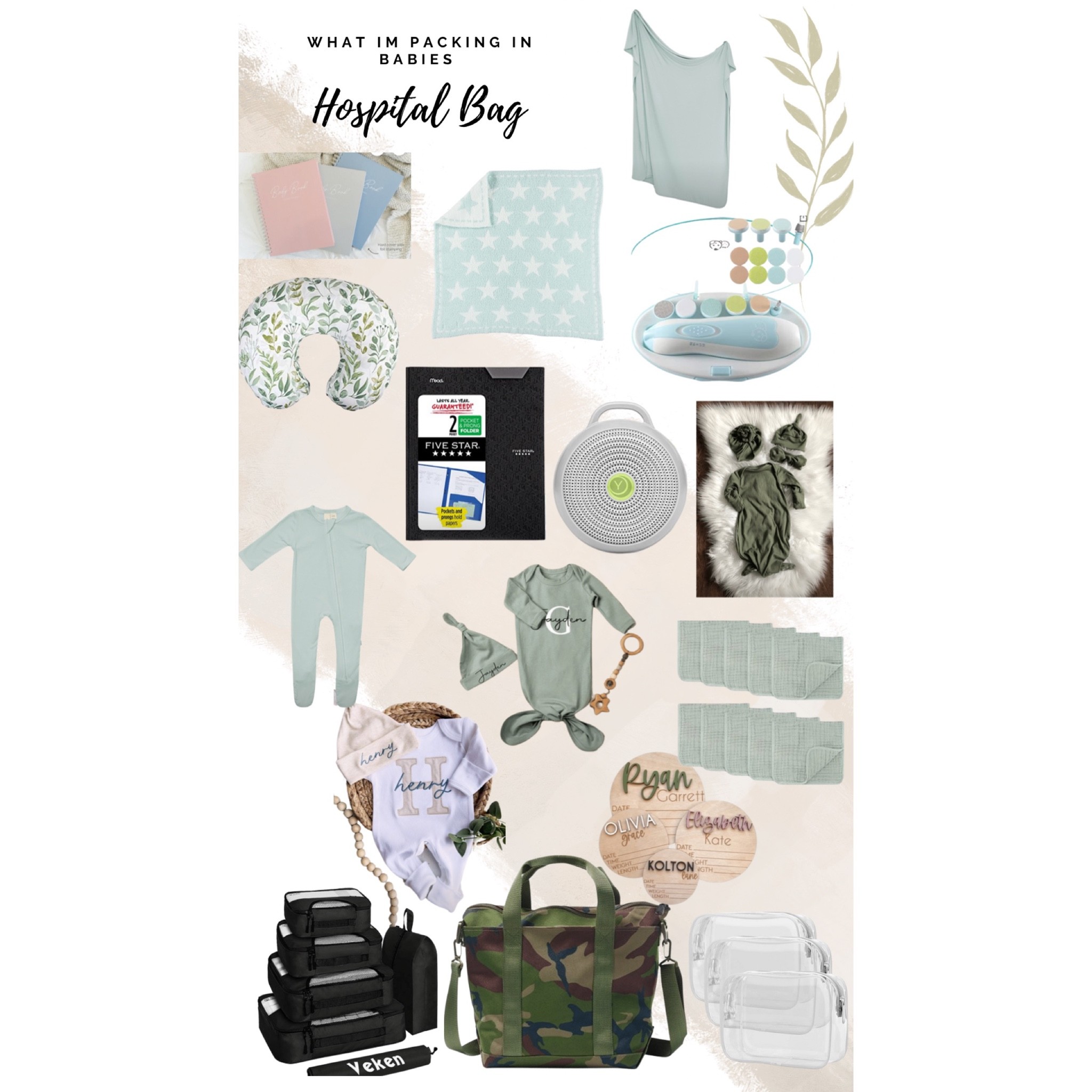 What I’m packing in babies hospital bag💙 #hospitalbag 

#LTKbump #LTKbaby #LTKfamily