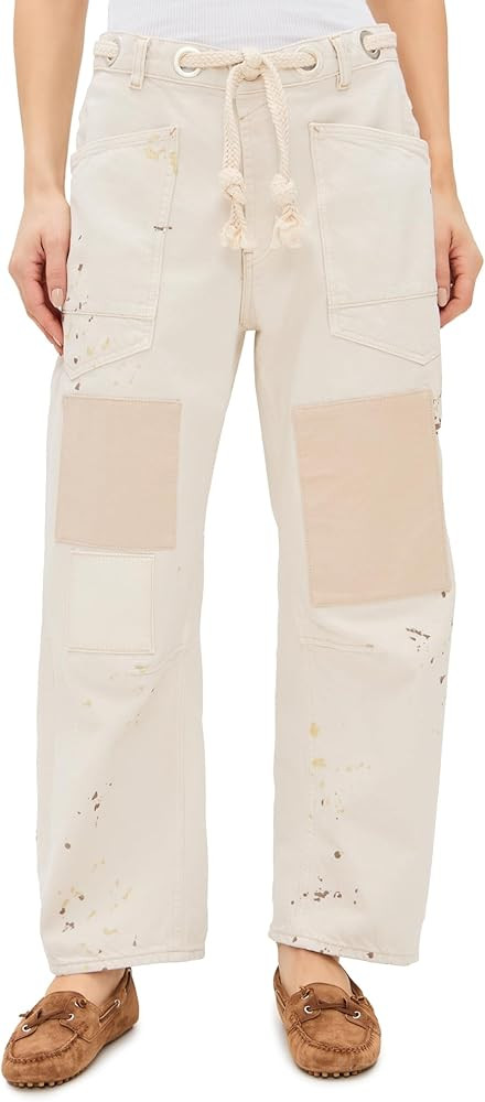 Free People Womens Moxie Low Slung Pull-on Barrel | Amazon (US)
