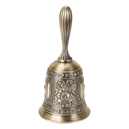 HOMEIU Vintage Manual Swing Bell Meditation Hand Bell Prayer Portable Tibetan Buddhist for Dinne Ser | Walmart (US)