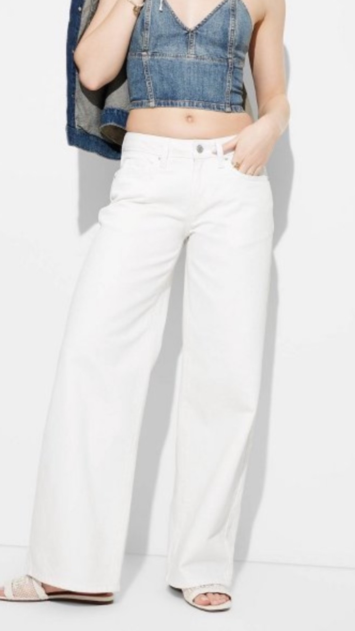 the perfect dupe to my H&M jeans that you’ve seen all over my tiktok 🐚🫶🏻 my bff has these and the fit is almost identical 

#LTKU