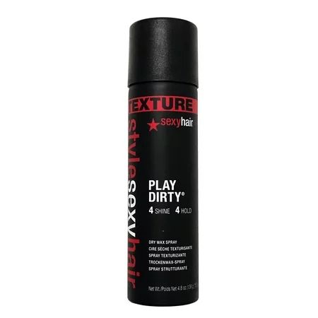 Style Sexy Hair Play Dirty Dry Wax Spray 4.8 oz (4 Shine + 4 Hold) | Walmart (US)