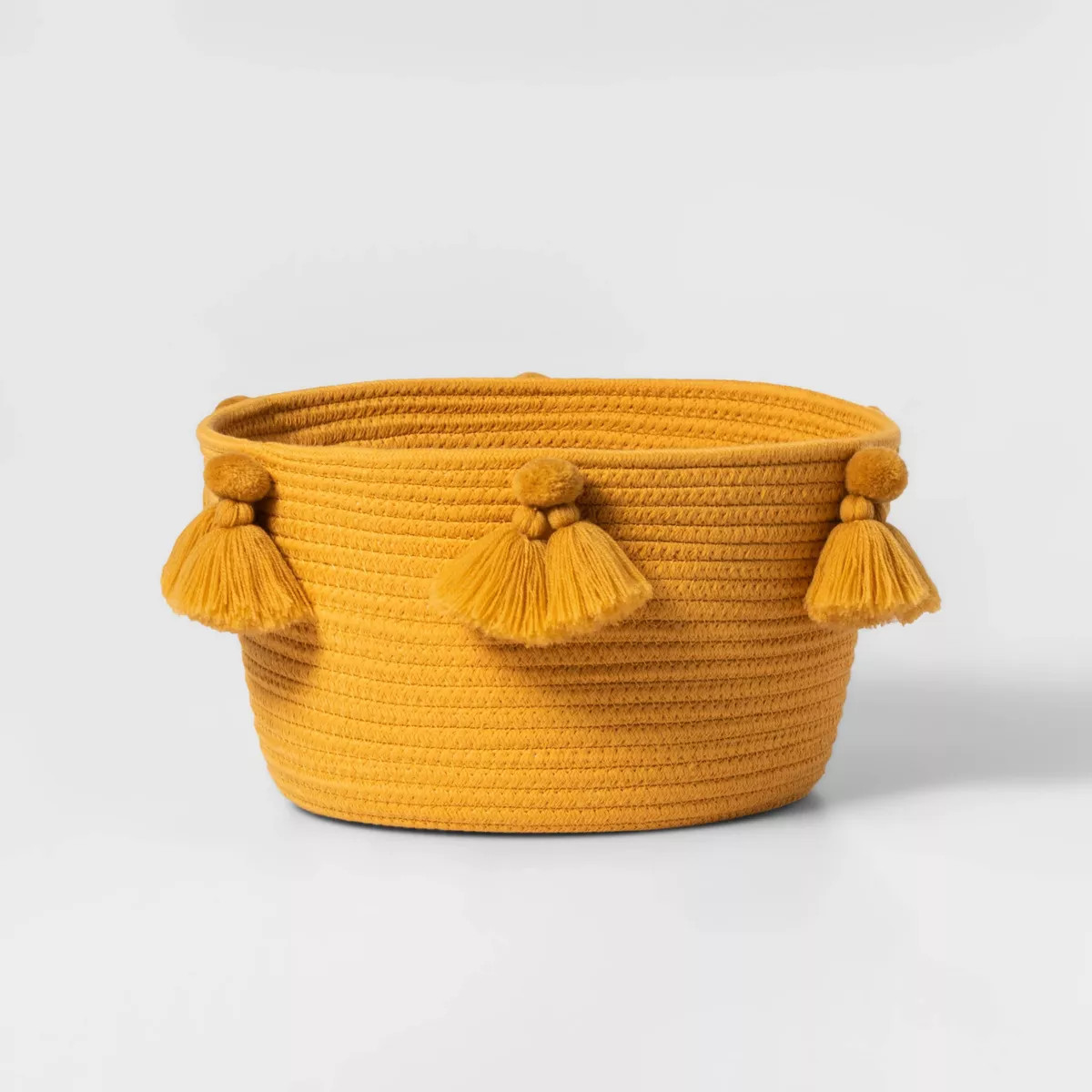 Kids' Coiled Rope Basket with Tassels - Pillowfort™ | Target