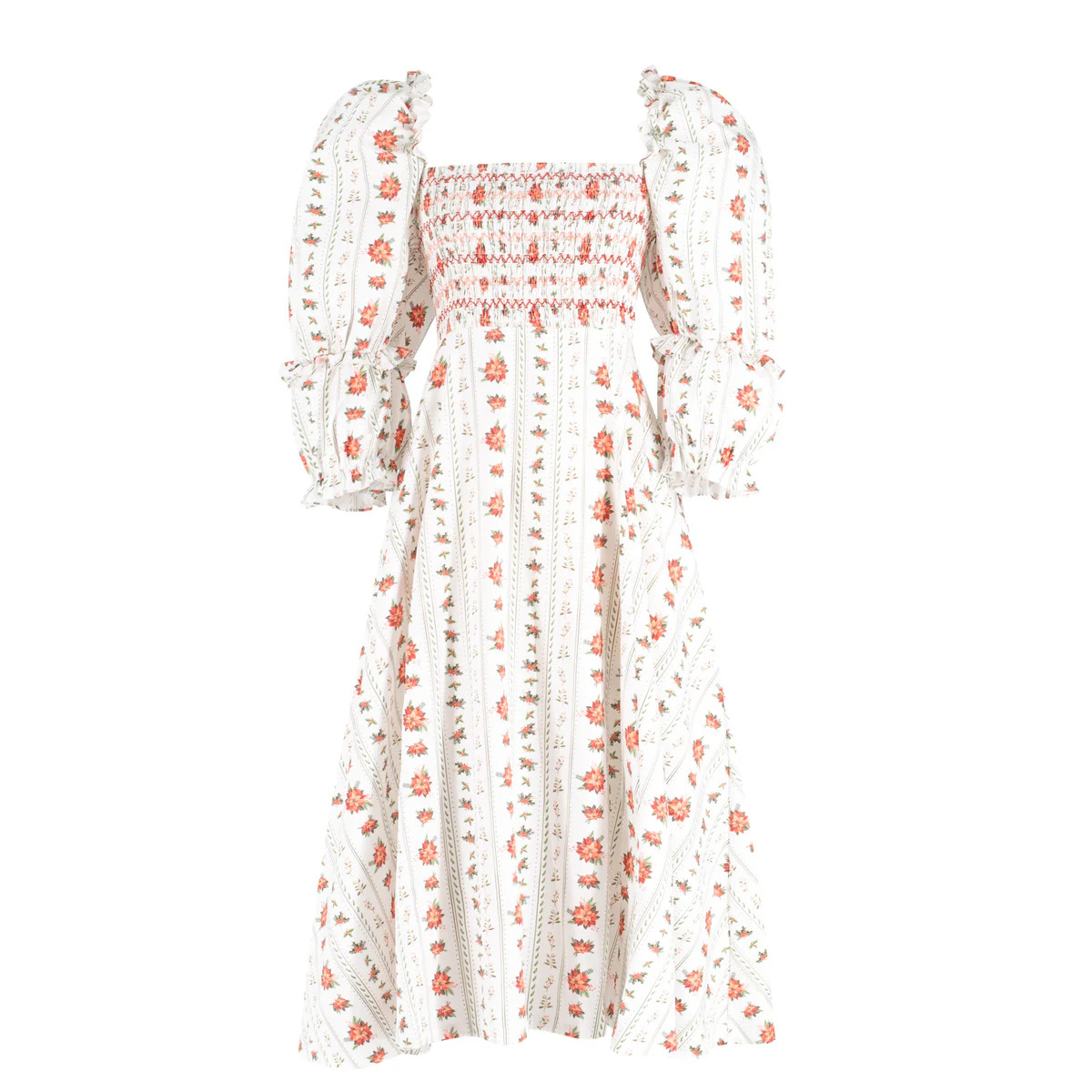 Women's Poinsettia Dress | Dondolo