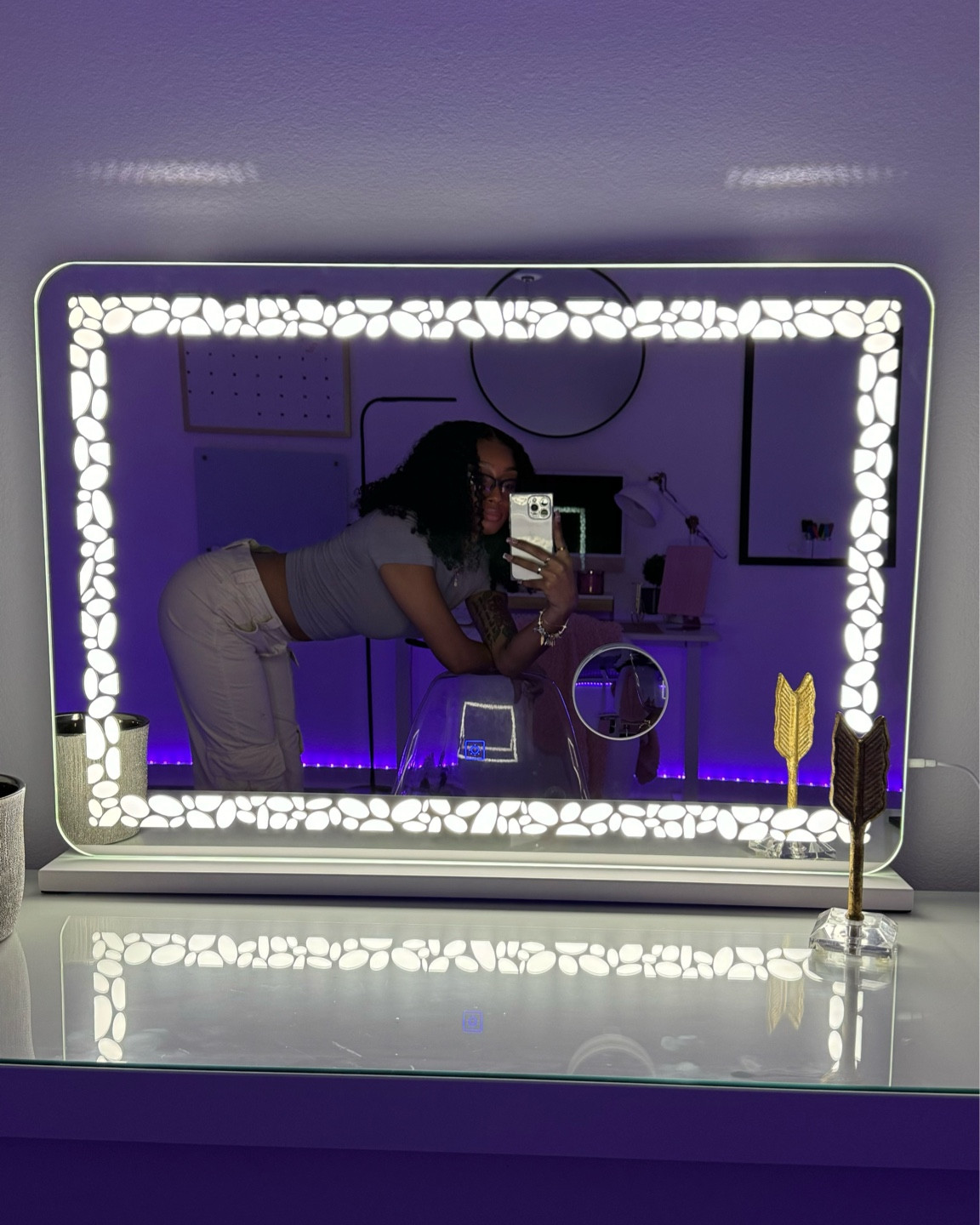 large vanity mirror for a LOW price! when i got this mirror it was on sale for $56 - right now is $79. so grab it while the price is still low. you know how sellers are when the item is new- as soon as demand goes up they raise the price. 😉

#LTKhome #LTKbeauty #LTKfindsunder100