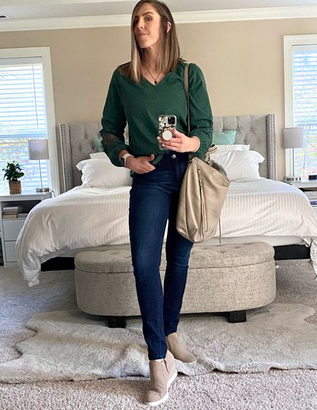 Another casual look for tall women that I bought completely on Amazon! Excited to see long sizes for Lee’s jeans there! I’m 5’10”
Top size medium
Jeans size 8 Long
Shoes size 11

Amazon finds
Tall women
Tall ladies
Tall girl fashion 

#LTKunder50 #LTKSeasonal #LTKstyletip
