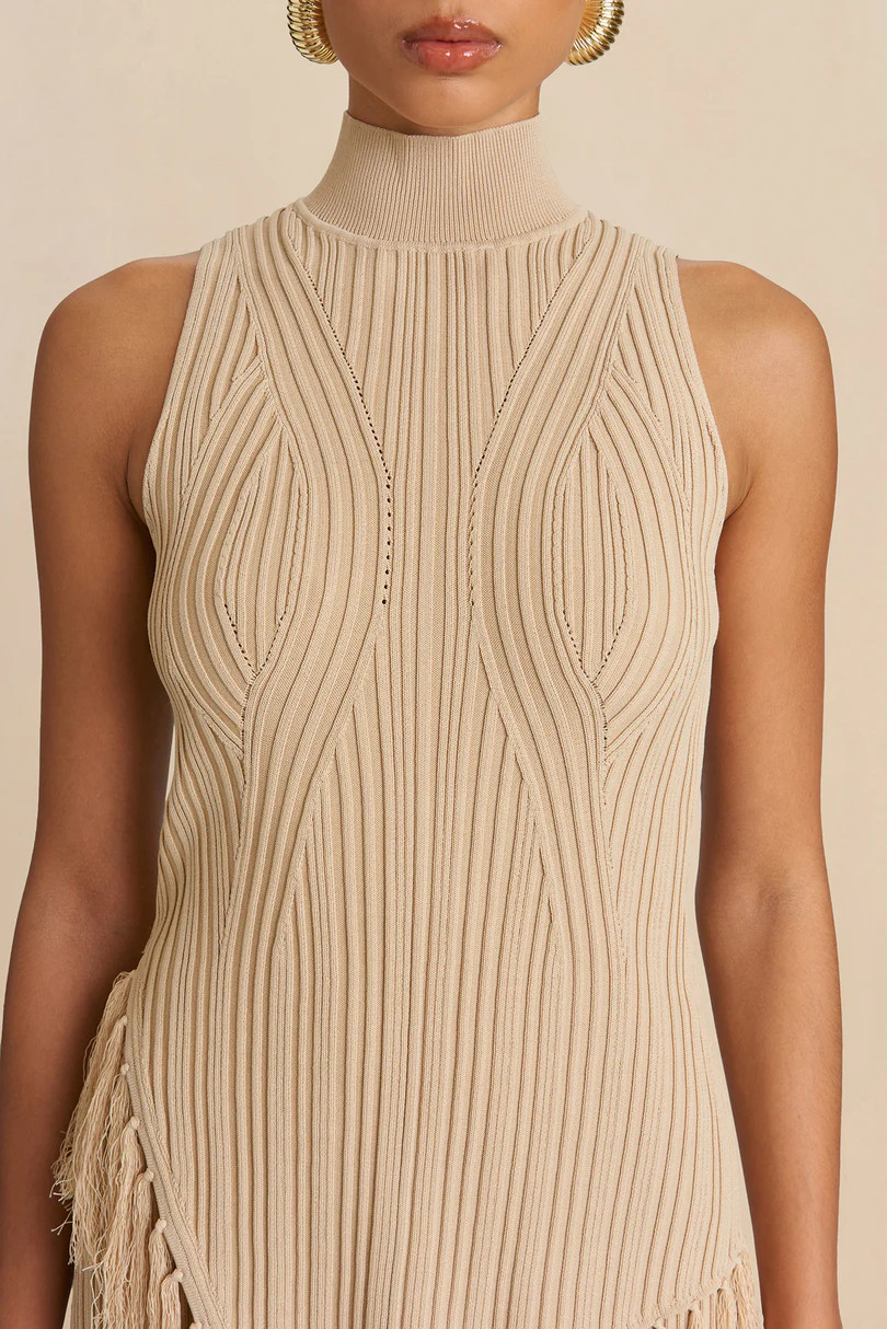 DOJA KNIT TOP - ECRU | Cult Gaia - US