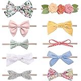 Baby Girl Headbands and Bows, Newborn Infant Toddler Hair Accessories by MiiYoung | Amazon (US)