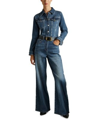 REISS Celeste Denim Jumpsuit  | Bloomingdale's Reiss | Bloomingdale's (US)