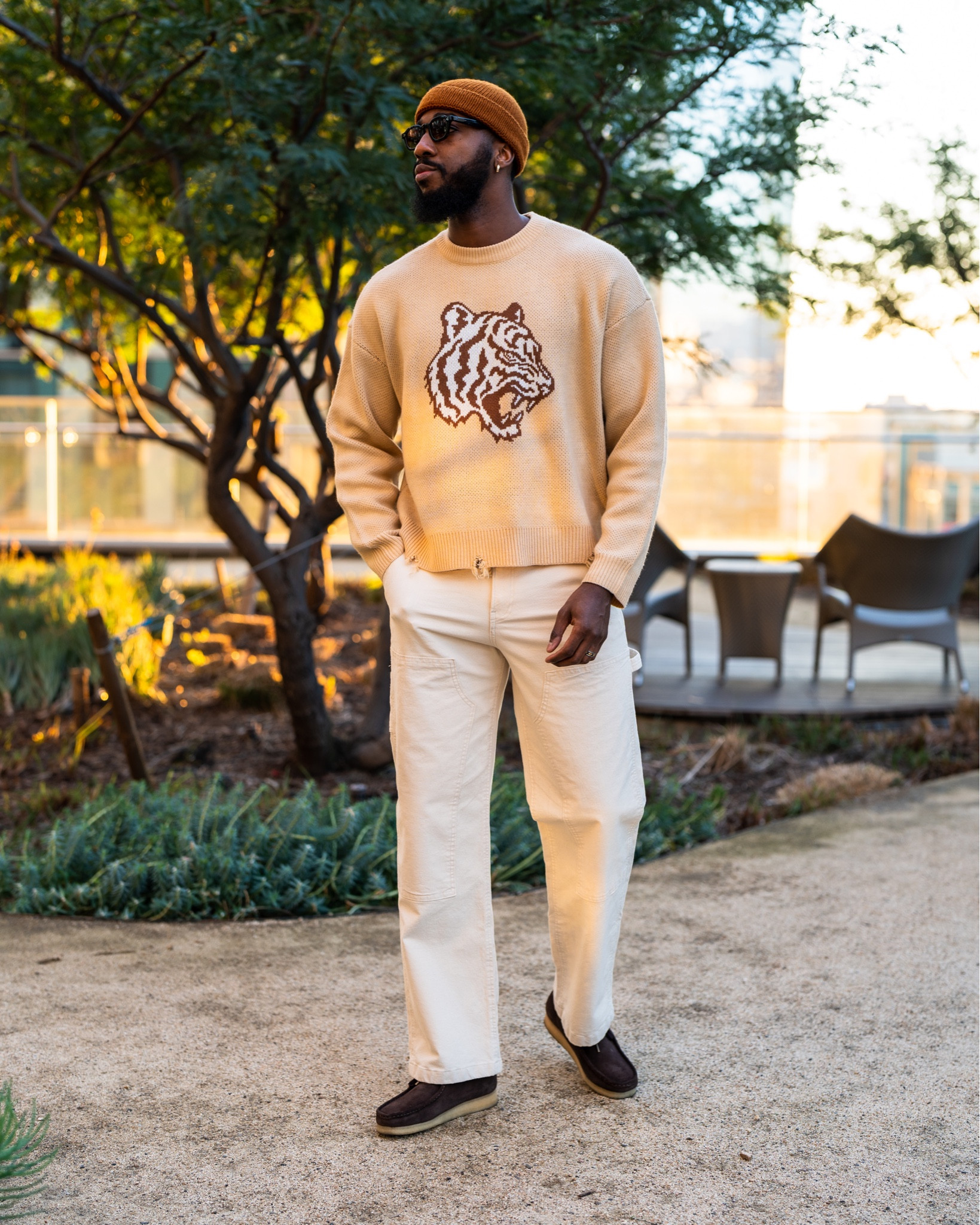 Casual outfit with a graphic cropped sweater and baggy pants. Links to outfits down below ⬇️.

#LTKmens