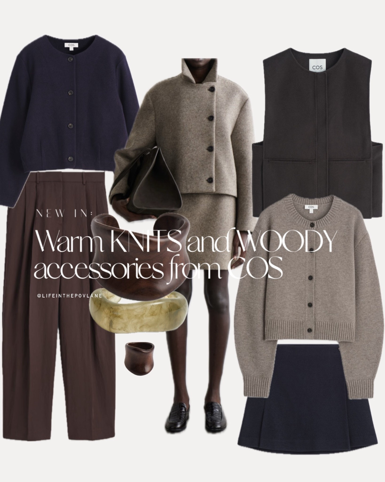 Curated a fall outfit edit from COS with some knit cardigans, mini skirts, and wooden accessories that are perfect for styling fall outfits! 

#LTKWorkwear #LTKFindsUnder100 #LTKStyleTip