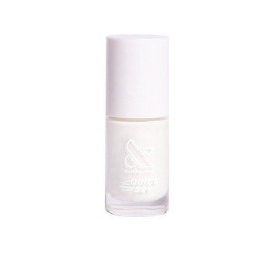 Olive & June Quick Dry Nail Polish - Swan - 0.3 fl oz: Vegan, 15-Free, Long-Lasting, Fan-Shaped Brush | Target