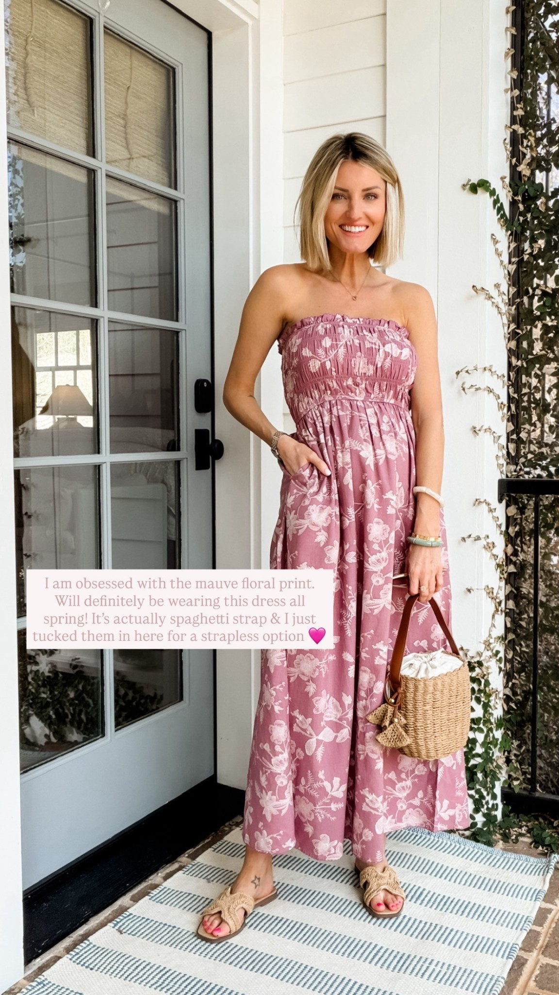 Obsessed with this floral dress for spring! It’s under $40 & it also comes in blue! Wearing S. 

Loverly Grey, Target find, Target fashion, floral sundress, floral maxi dress, spring dress, vacation dress, beach dress, spring fashion, spring outfit ideas 

#LTKootd #LTKTravel #LTKspring