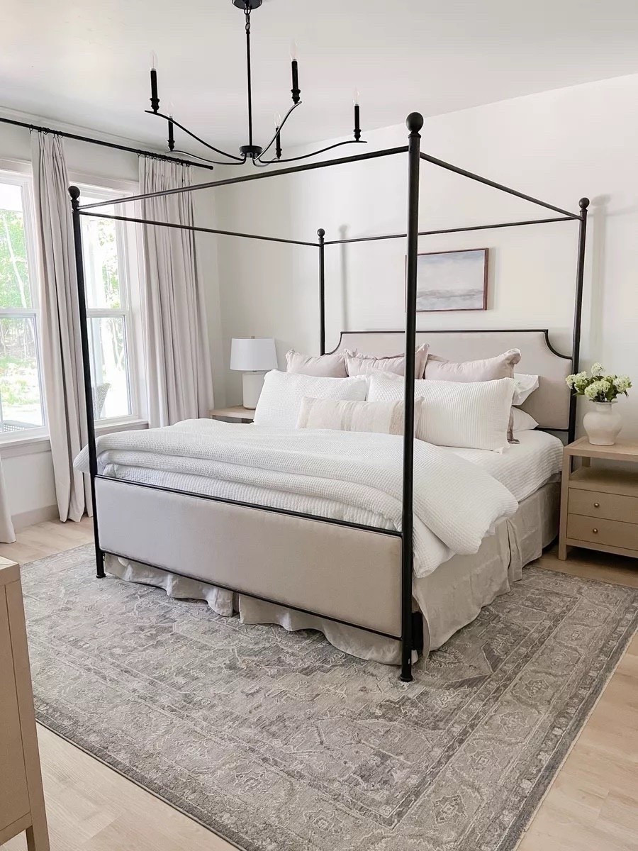 I am obsessed with this canopy bed, seriously might be one of my favorites from Wayfair! Home finds - Room decor - Furniture - Style tips. #LTKStyleTip 

#LTKSaleAlert #LTKHome