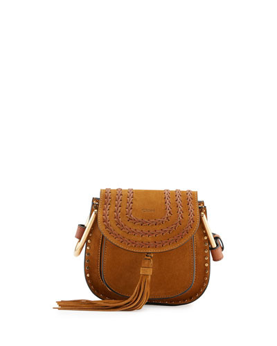 Hudson Mini Suede Saddle Bag | Bergdorf Goodman