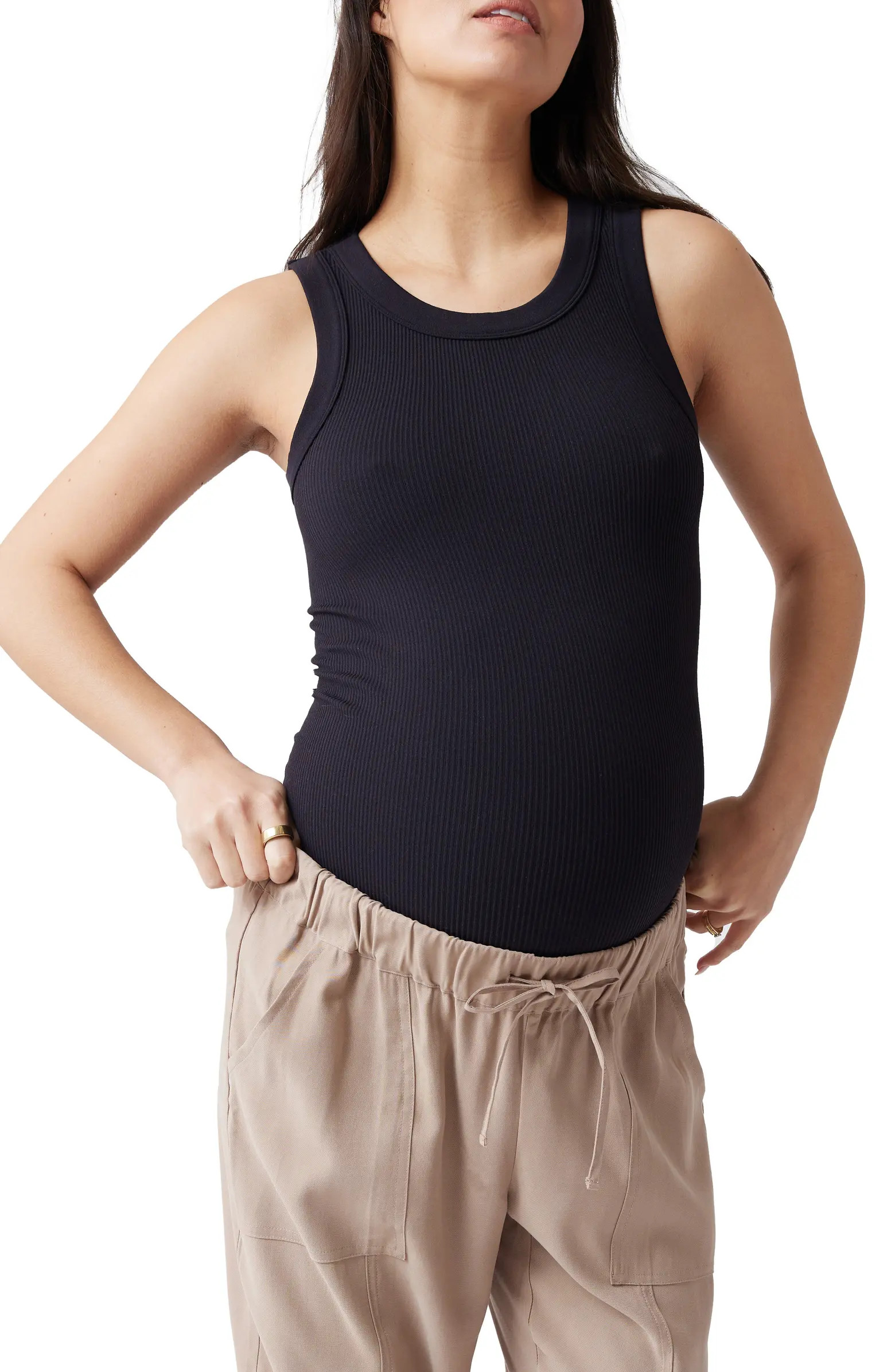 Seamless Rib Maternity Tank | Nordstrom