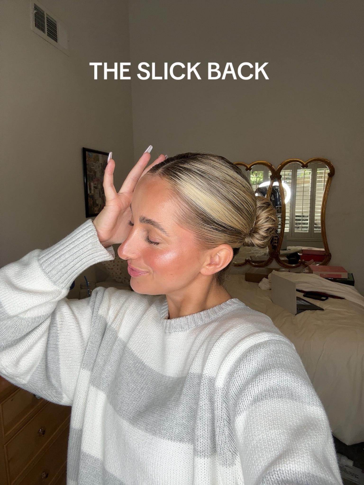 The slick back that’s HEALTHY for your hair!! 