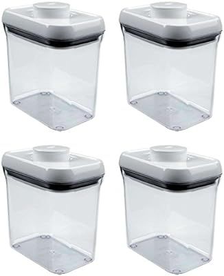 OXO Good Grips POP Rectangle 1.5-Quart Storage Container (Set of 4),Clear | Amazon (US)