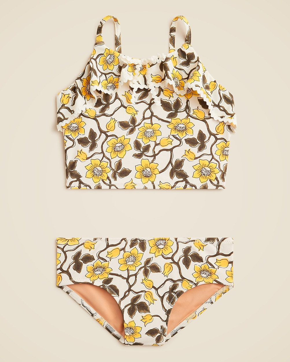 Girls' rickrack two-piece swimsuit | J. Crew US