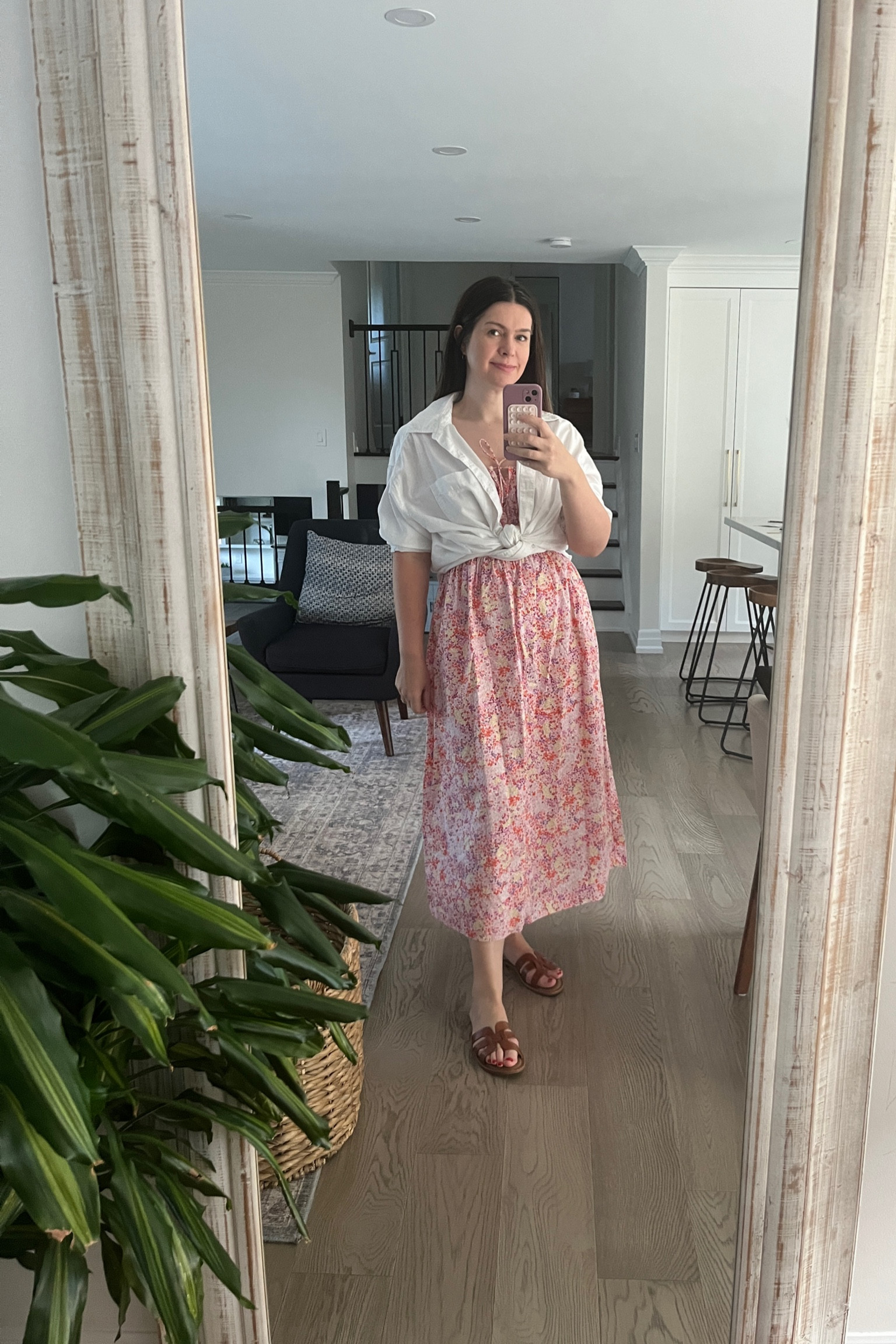 My dress is sold out, but I linked some similar options here too. My sandals are the comfiest you can find too 🌸☀️❤️

#LTKsale #LTKshoes #LTKsummer