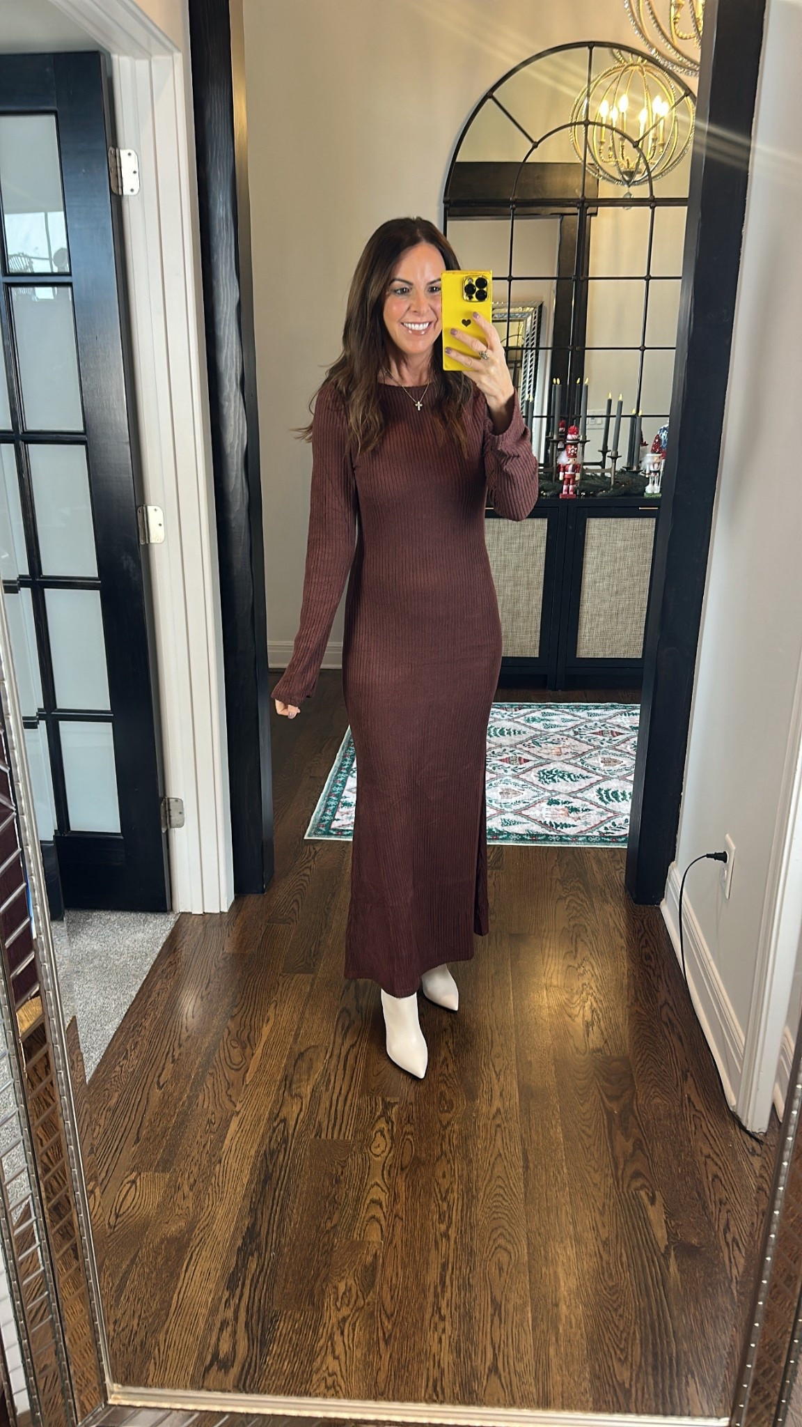 Dress is on sale for $33! Comes on a bunch of colors and is so so flattering! 


#LTKFindsUnder50 #LTKootd #LTKHoliday