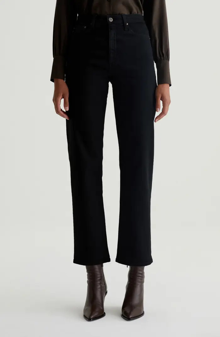Rian High Waist Ankle Straight Leg Jeans | Nordstrom