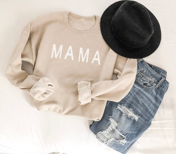 Mama unisex Sweatshirt - Motherhood Sweatshirt - Mama Crew - Mom Sweatshirt | Etsy (US)