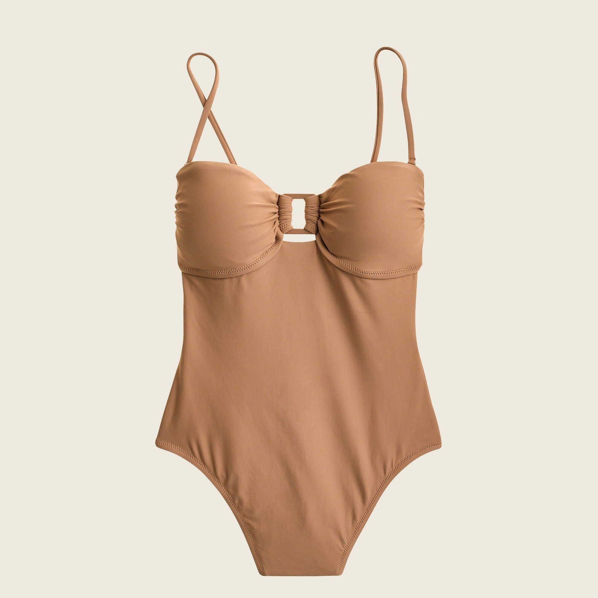 Square-ring one-piece | J.Crew US