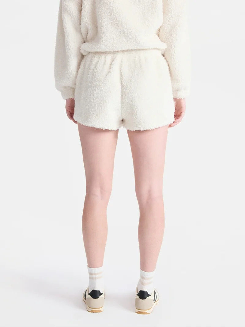 No Boundaries Plush Bungee Cord Shorts, Women's | Walmart (US)