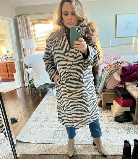 Gorgeous zebra print coat! 70% off sale! #zebracoat #jcrew #fashion #40sfashion #hamptons #nyc 

#LTKHoliday #LTKsalealert