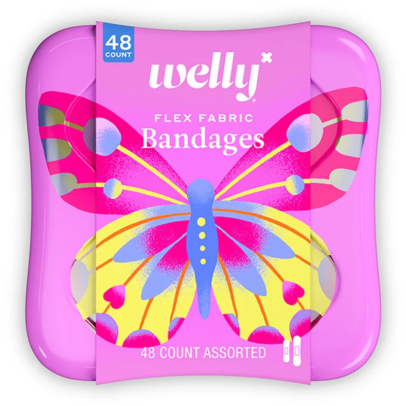 Welly Butterfly Bandages 48 Count | Academy Sports + Outdoors